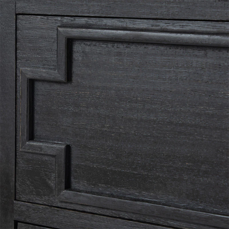 Joah 28"Tall Farmhouse 2-Drawer End Table with Built-in Charging - Image 12