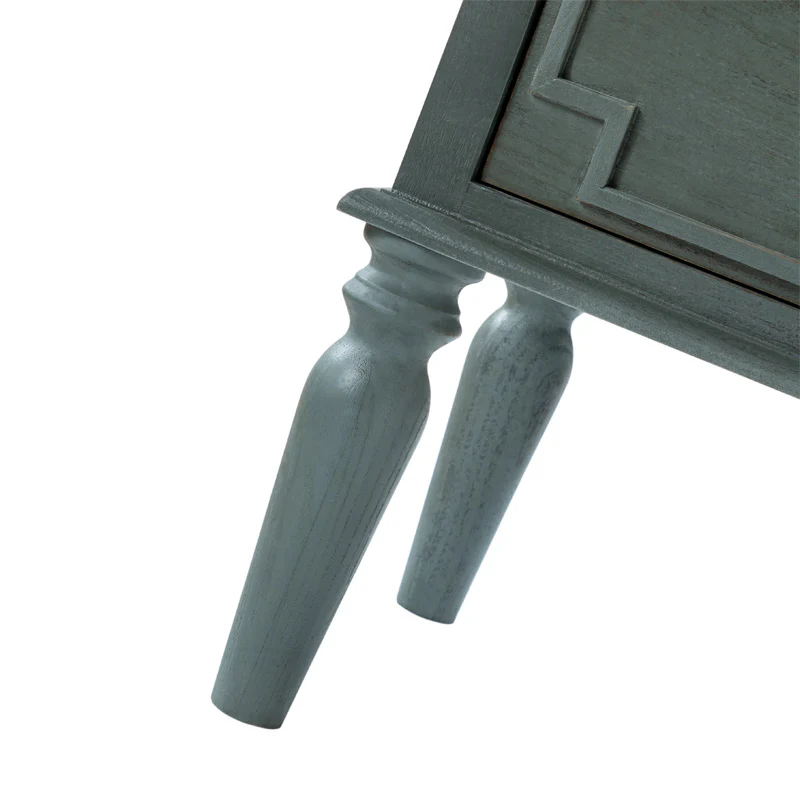 Joah 28"Tall Farmhouse 2-Drawer End Table with Built-in Charging - Image 21