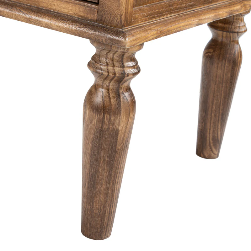 Joah 28"Tall Farmhouse 2-Drawer End Table with Built-in Charging - Image 7