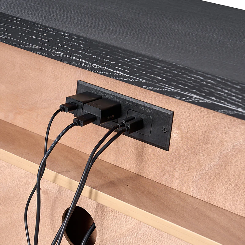 Lorenz Transitional 3-Drawer End Table with Charging Station(Optional Types) - Image 20