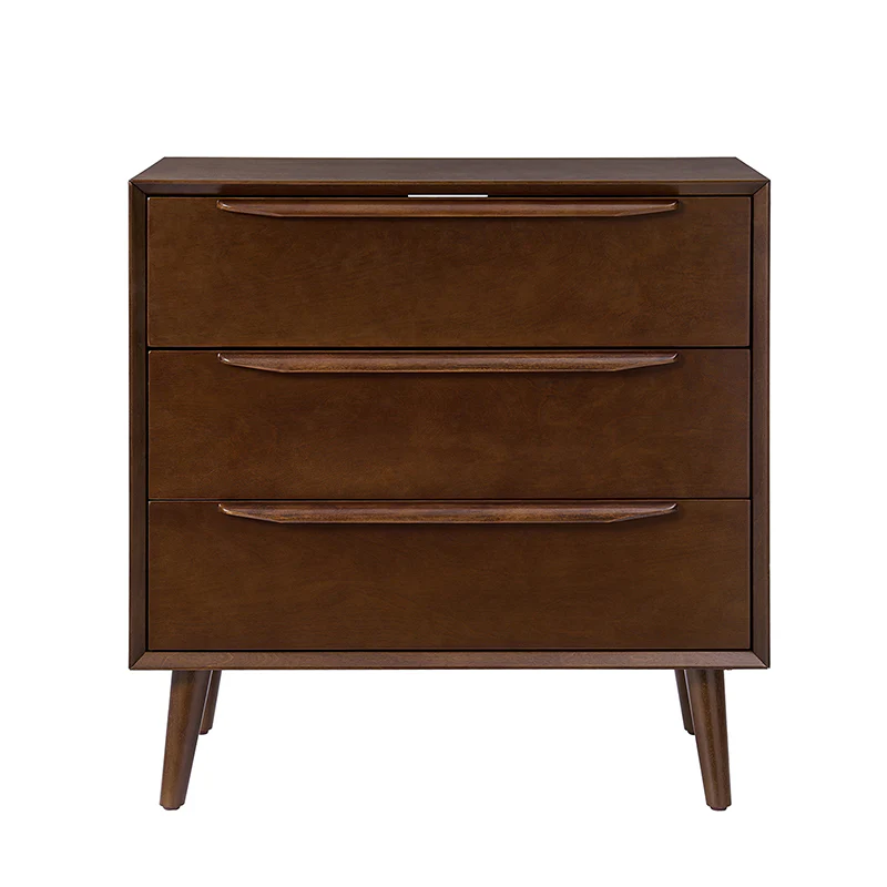 Rebecca 3-Drawer Mid-century Modern Nightstand - Image 20