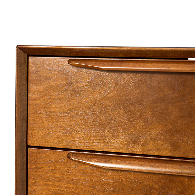 Rebecca 3-Drawer Mid-century Modern Nightstand - Image 7