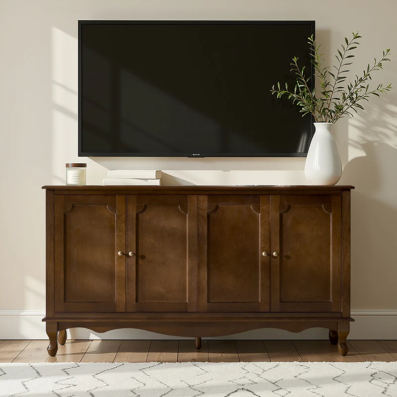 4-Door Vintage Sideboard with Storage & Media - Image 13