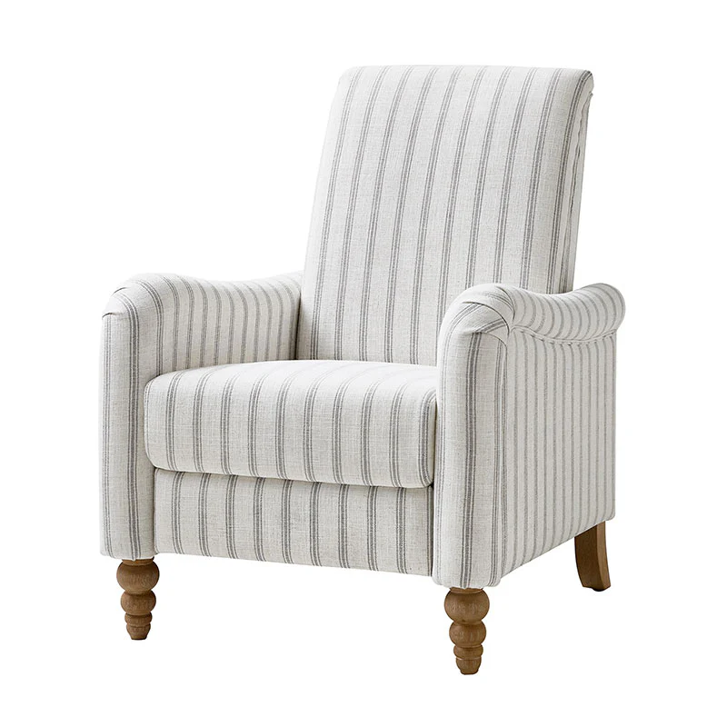 4-Piece Striped Farmhouse Living Room Set (Sofa, Loveseat, Recliner & Lift-Top Coffee Table - Image 13
