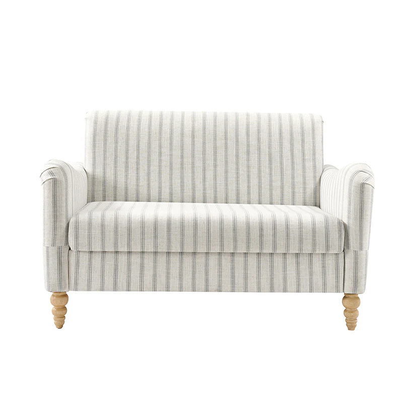 4-Piece Striped Farmhouse Living Room Set (Sofa, Loveseat, Recliner & Lift-Top Coffee Table - Image 21