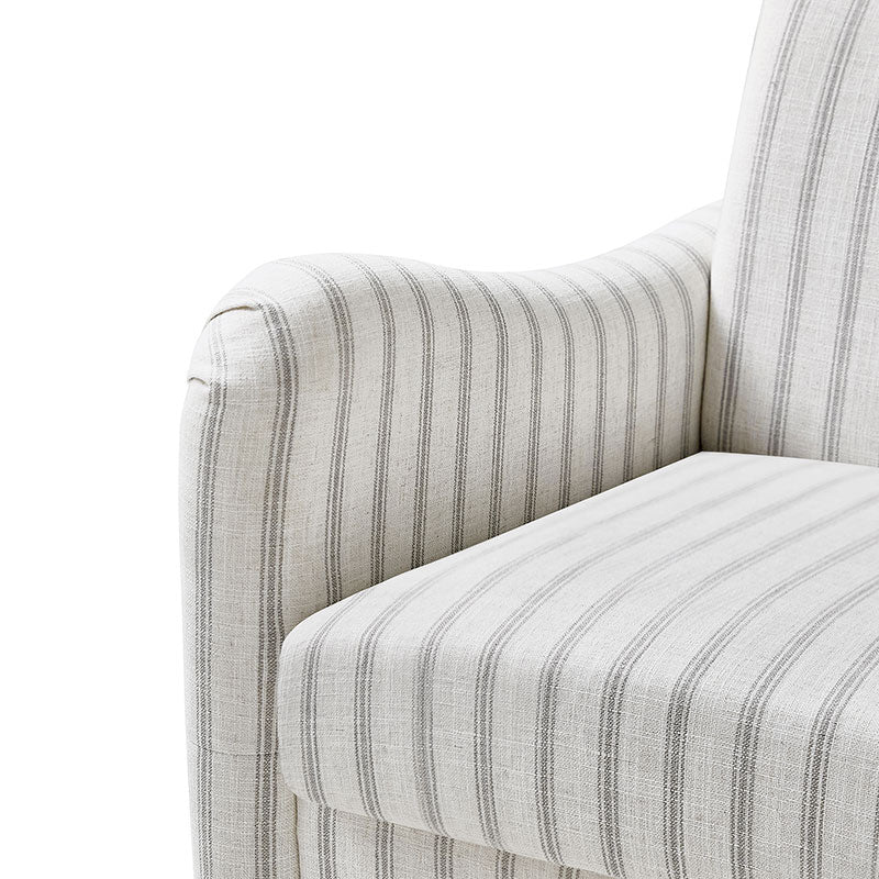 4-Piece Striped Farmhouse Living Room Set (Sofa, Loveseat, Recliner & Lift-Top Coffee Table - Image 32