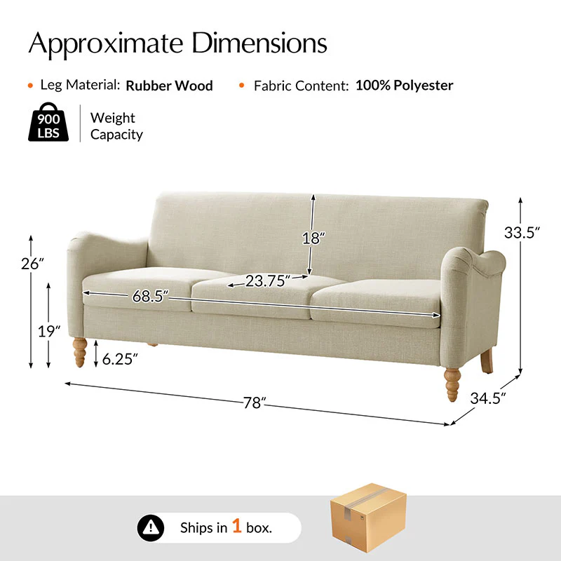4-Piece Striped Farmhouse Living Room Set (Sofa, Loveseat, Recliner & Lift-Top Coffee Table - Image 61