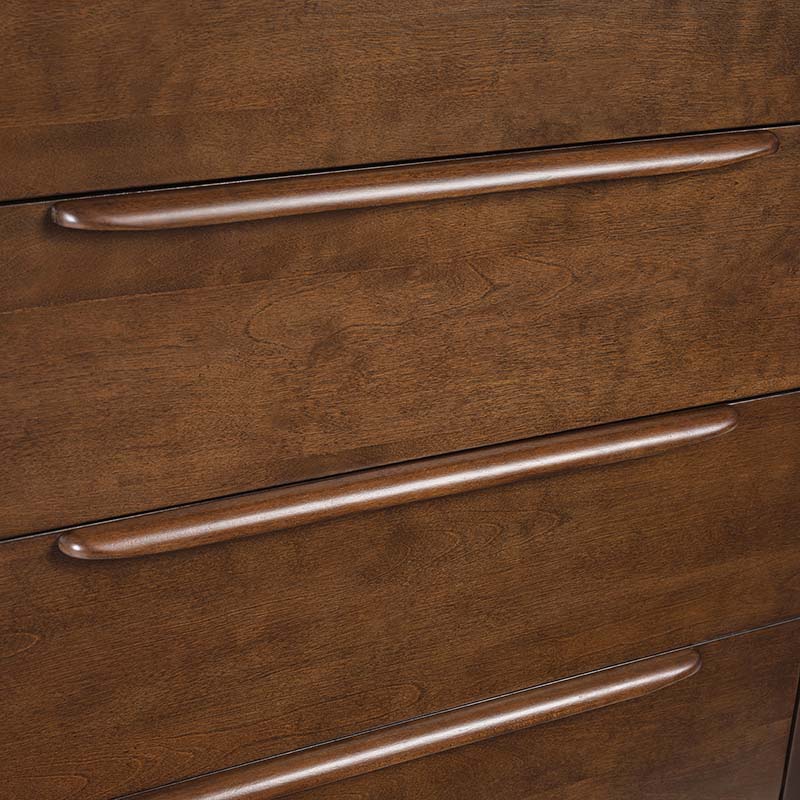 Raimunda 5-Drawer Chest Dresser with Solid Wood Frame - Image 15