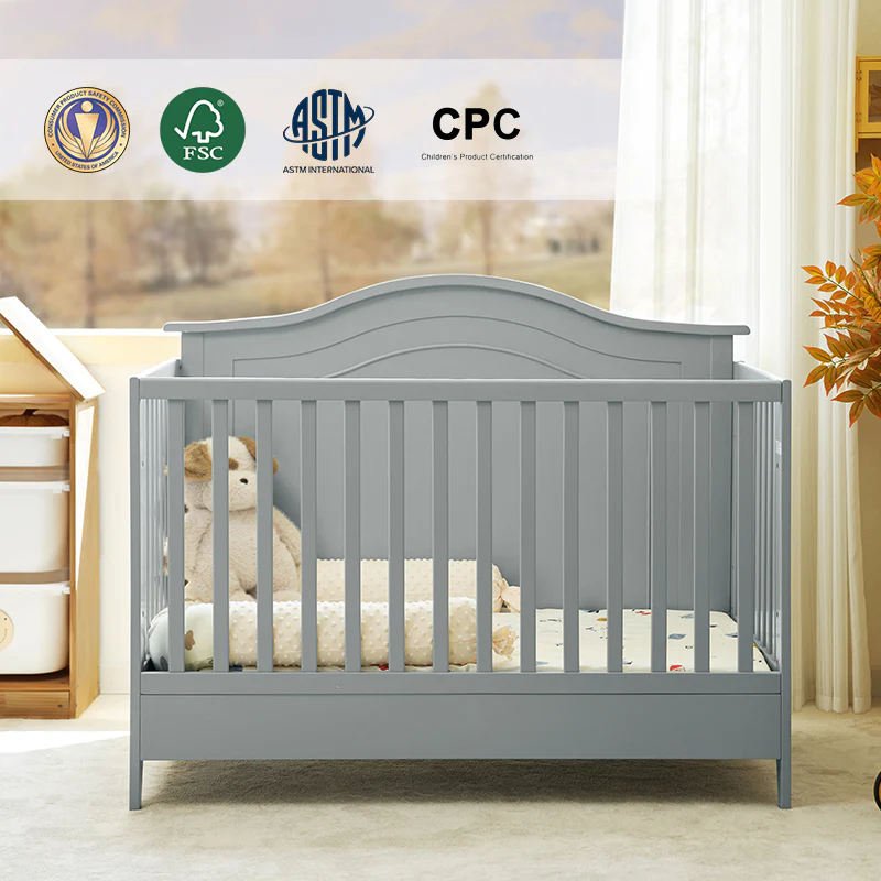 Fabiana Vintage Baby 5-in-1 Convertible Crib - Image 11
