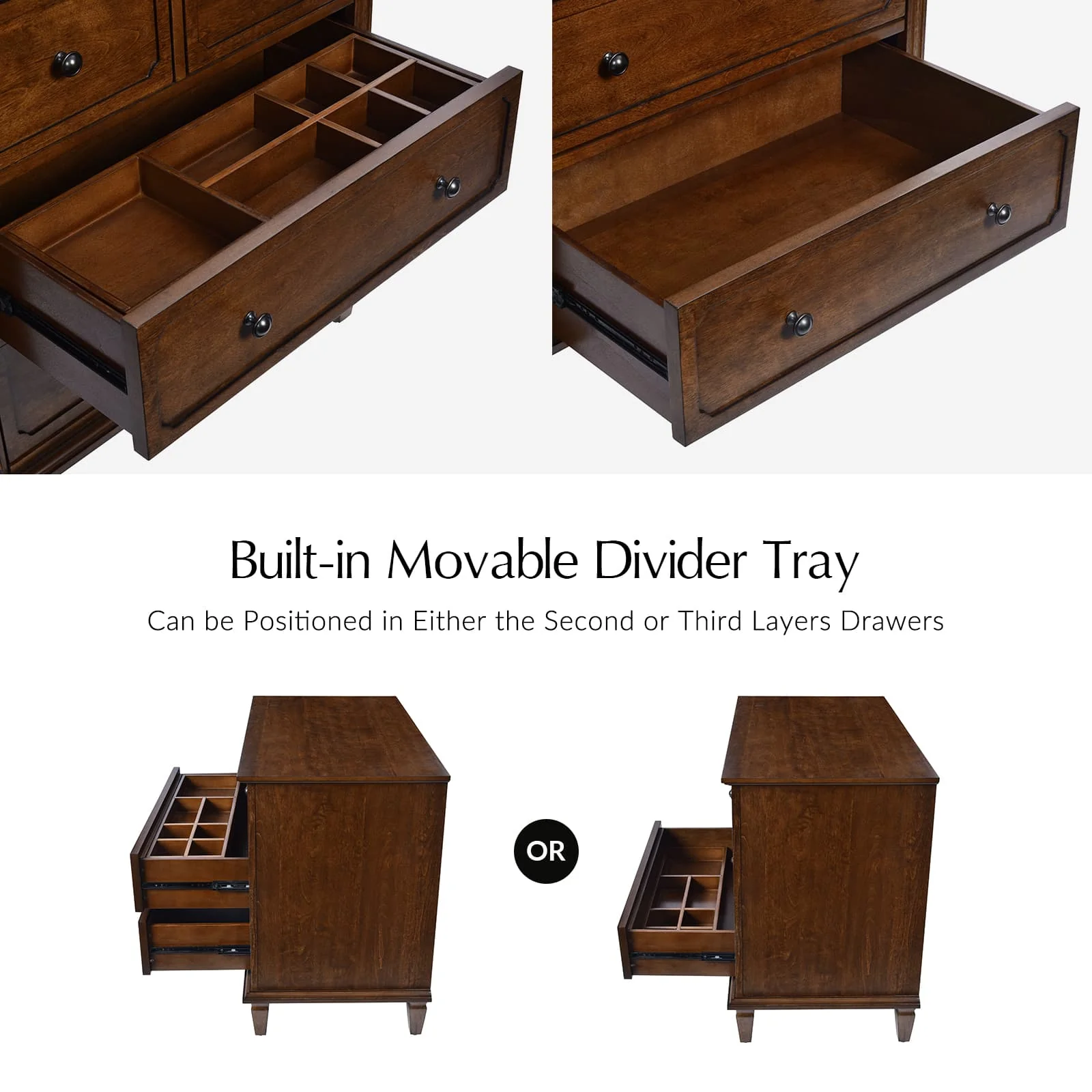 Isidro Accent Chest of Drawers With Integrated Charging Station - Image 12