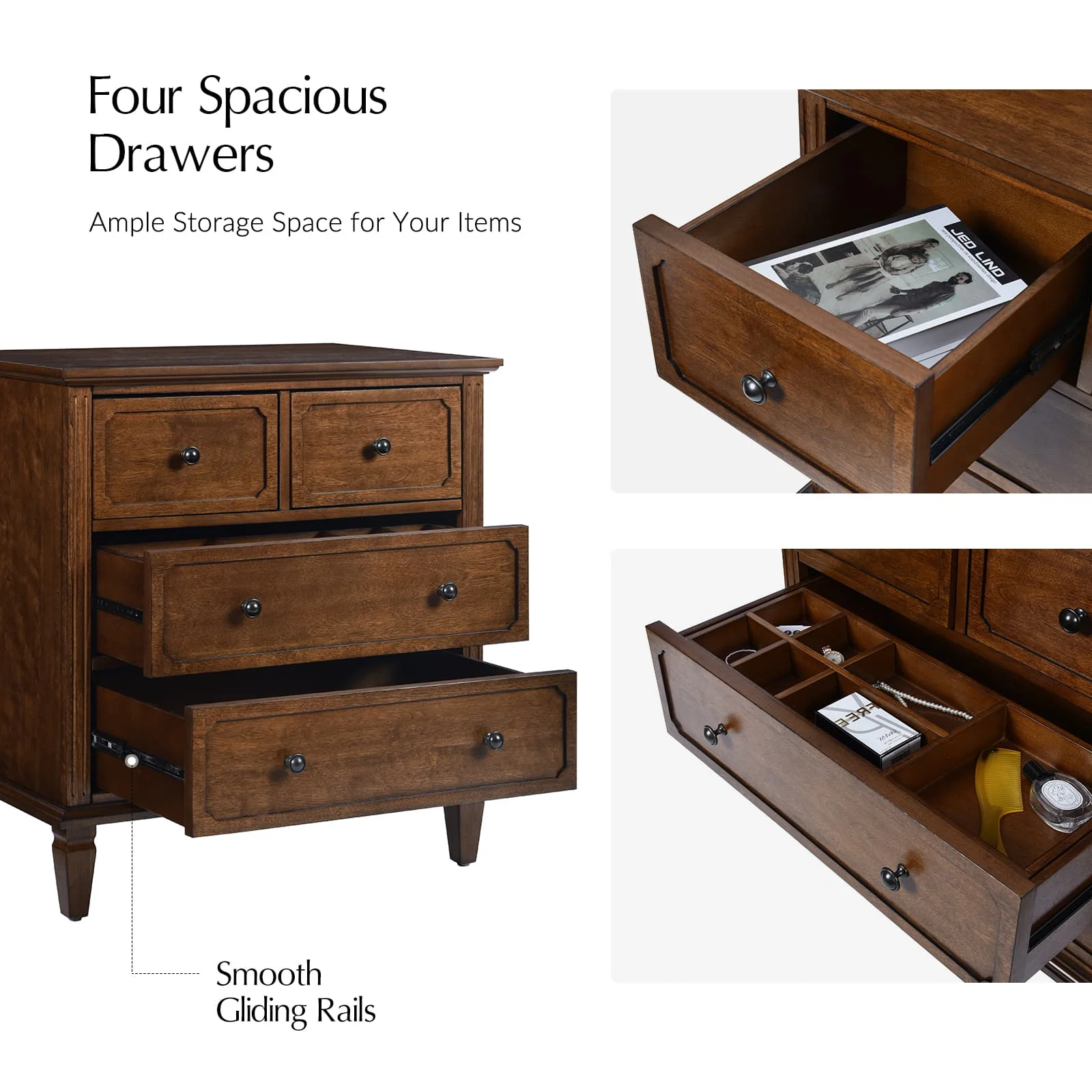 Isidro Accent Chest of Drawers With Integrated Charging Station - Image 13