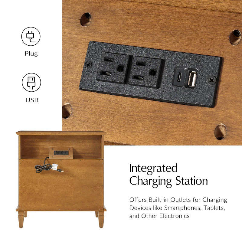 Isidro Accent Chest of Drawers With Integrated Charging Station - Image 31