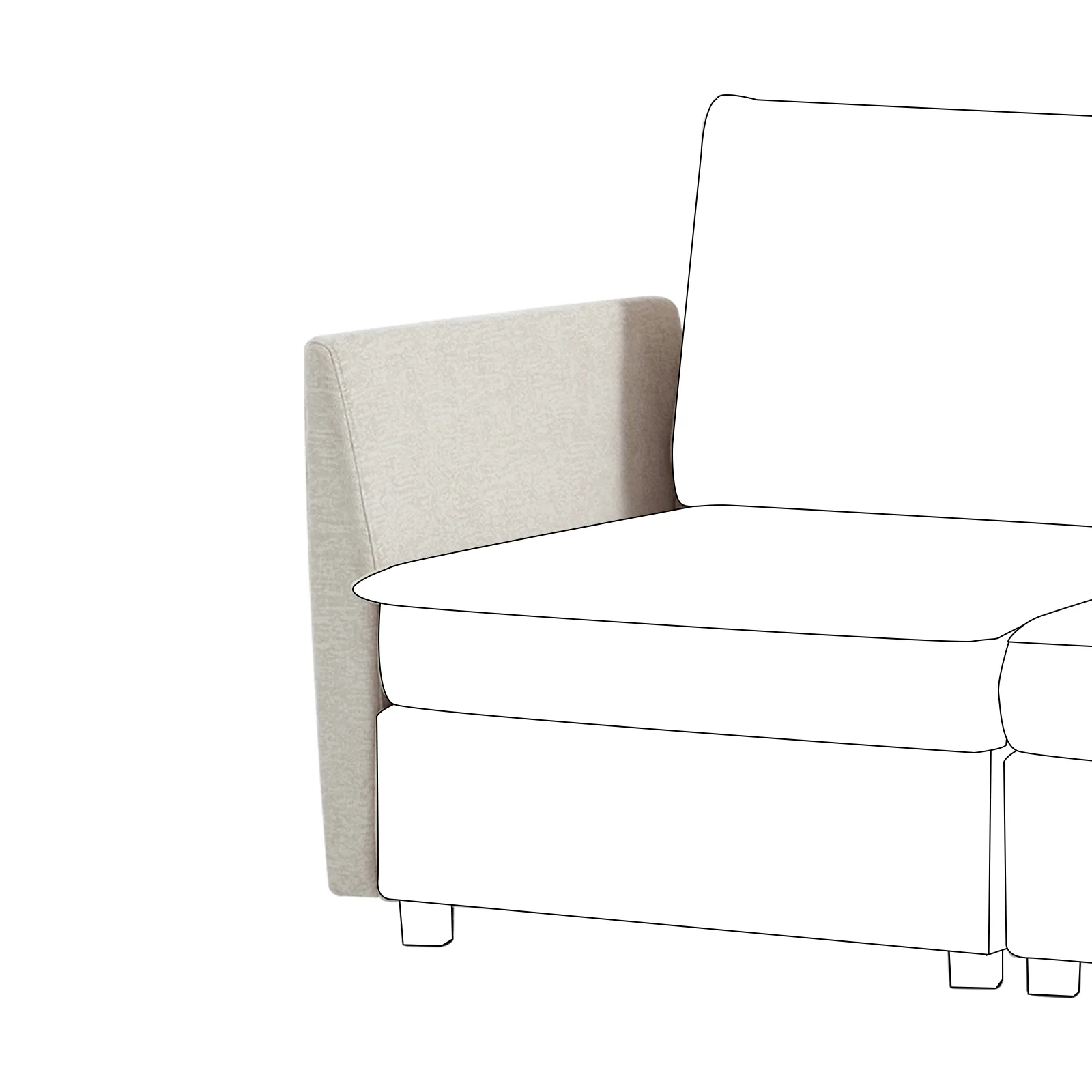 Accessories for Harmetrix Oversized Soft Sectional Couch - Image 16