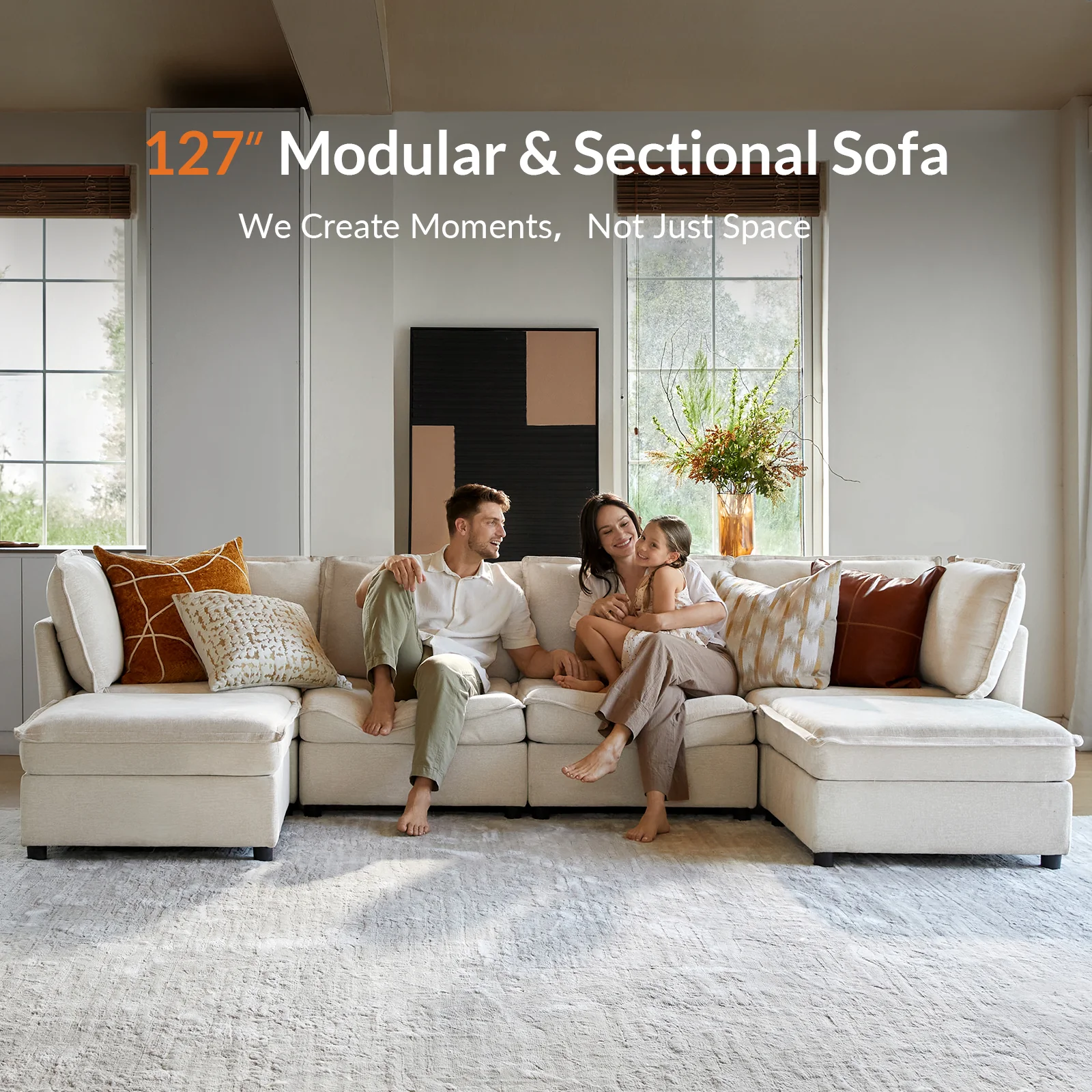 Accessories for Harmetrix Oversized Soft Sectional Couch - Image 40