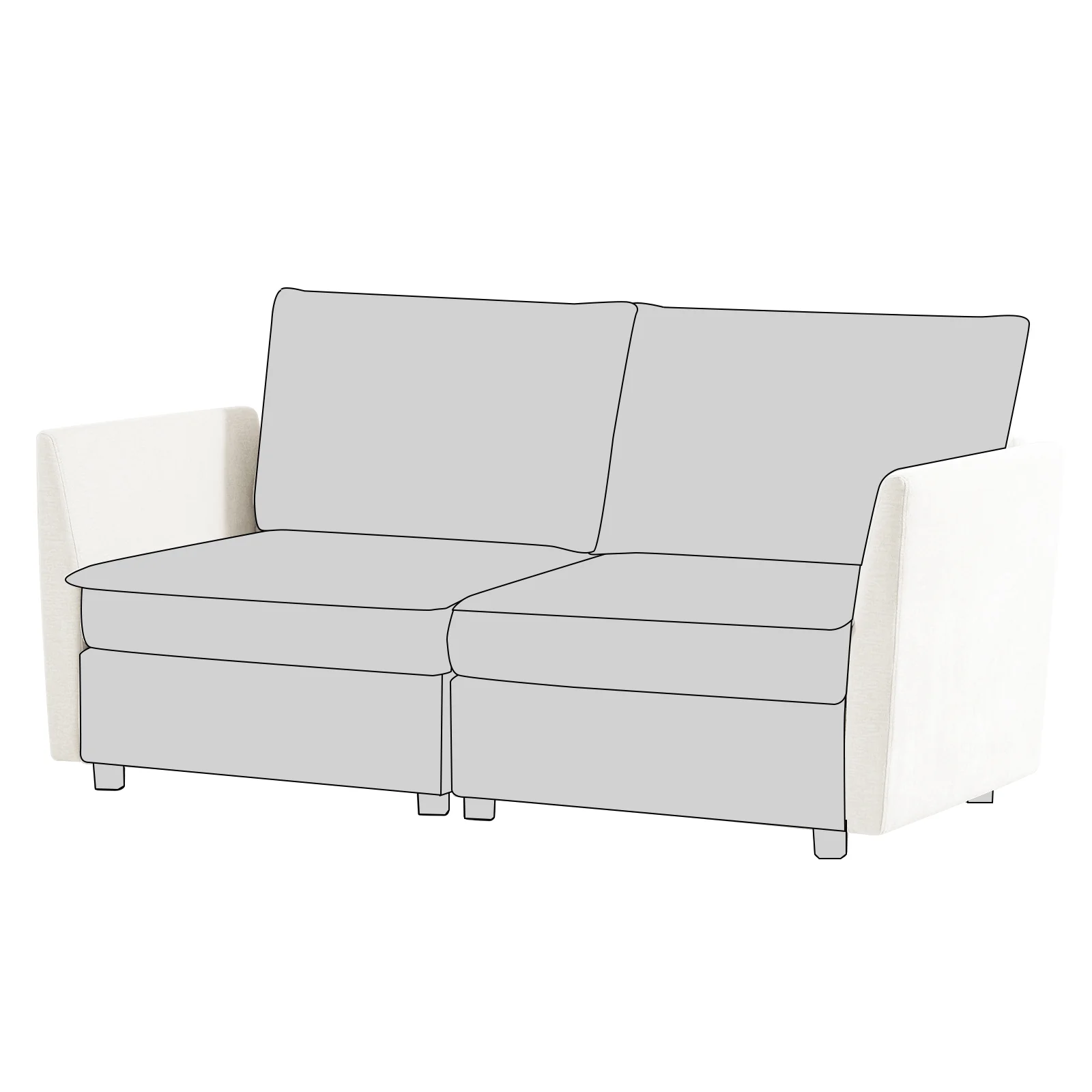 Accessories for Harmetrix Oversized Soft Sectional Couch - Image 51