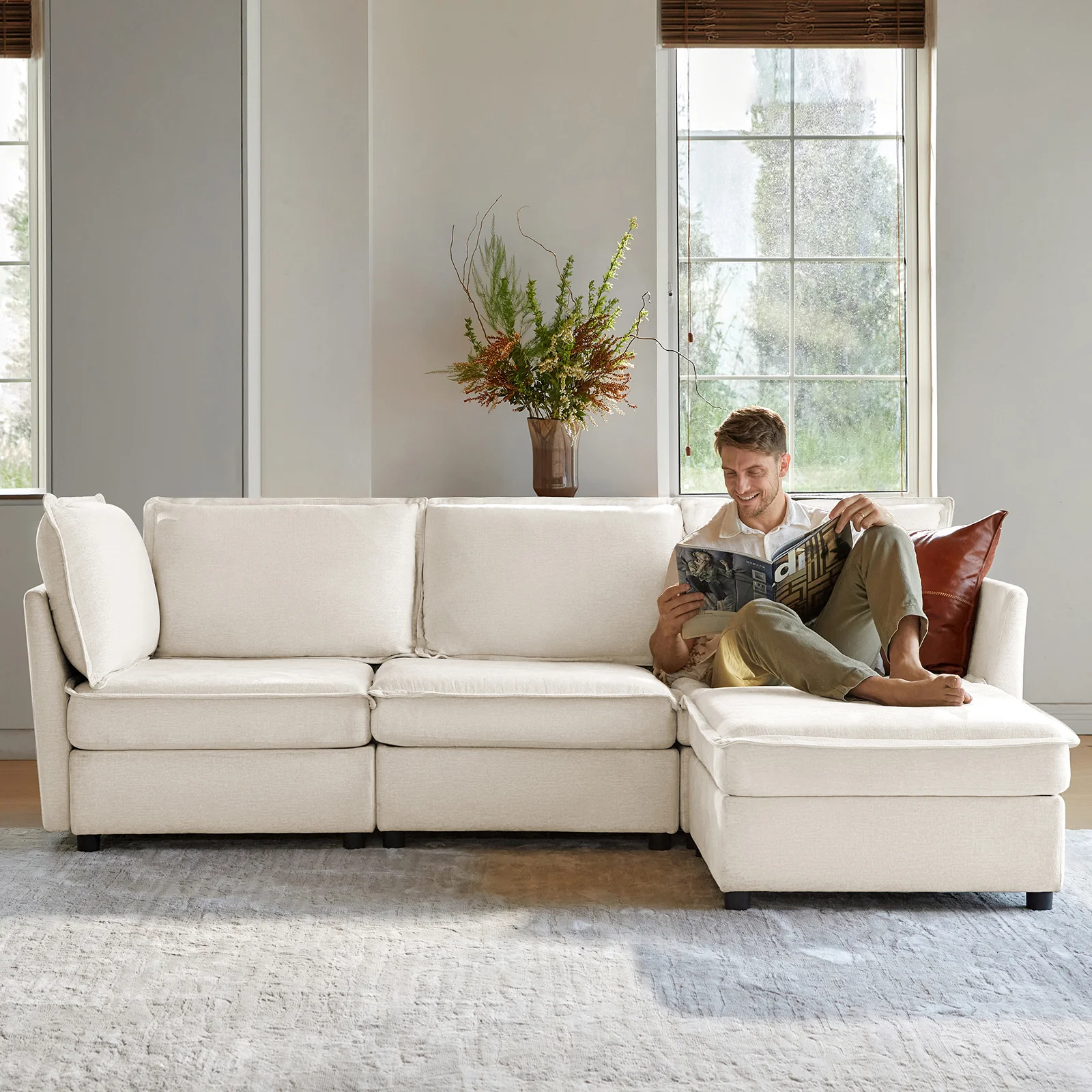 Accessories for Harmetrix Oversized Soft Sectional Couch - Image 55