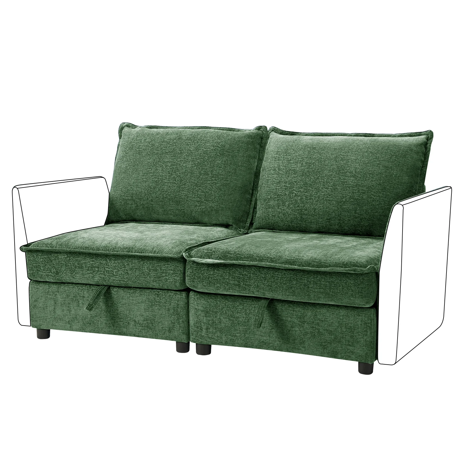 Accessories for Harmetrix Oversized Soft Sectional Couch - Image 71