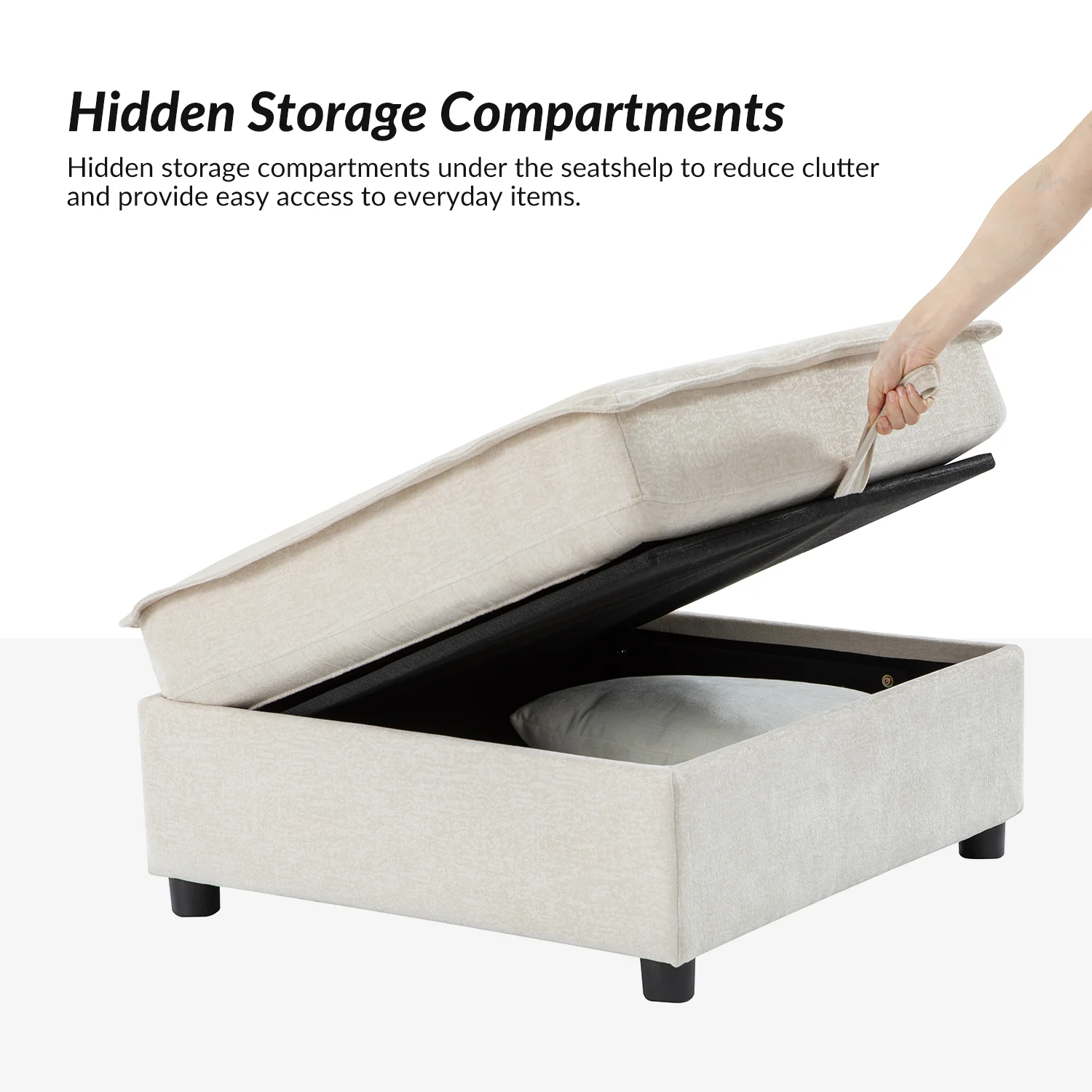 Accessories for Harmetrix Oversized Soft Sectional Couch - Image 87