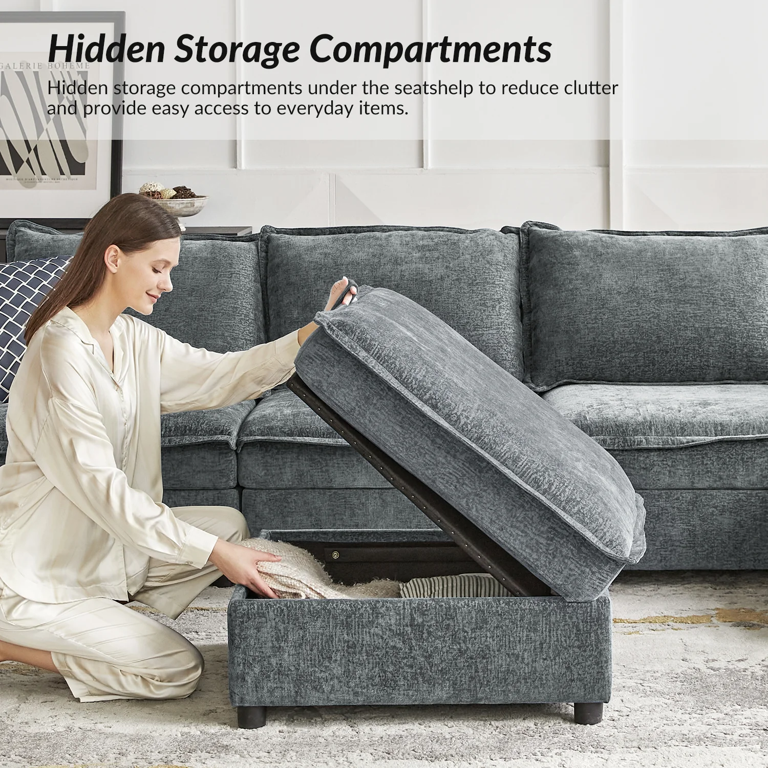 Accessories for Harmetrix Oversized Soft Sectional Couch - Image 97