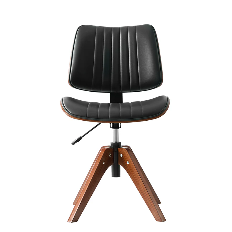Griselda Adjustable Office Chair with Stable Wooden Structure & Ergonomic Backrest - Image 12