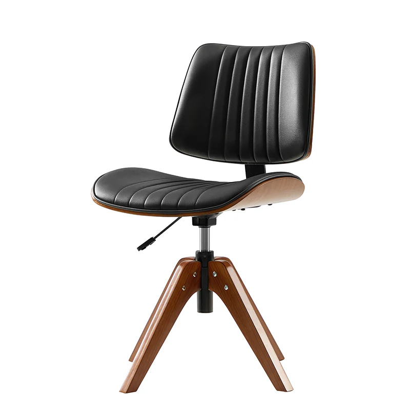 Griselda Adjustable Office Chair with Stable Wooden Structure & Ergonomic Backrest - Image 13