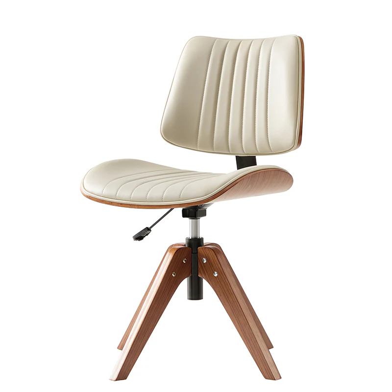 Griselda Adjustable Office Chair with Stable Wooden Structure & Ergonomic Backrest - Image 5