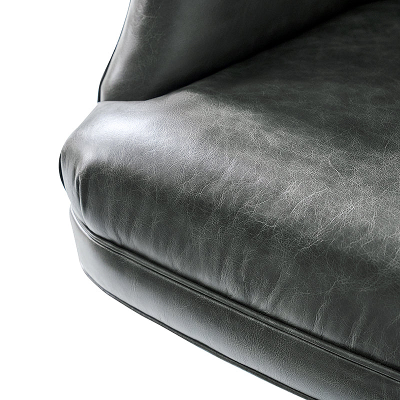 Adrian Hand-Rubbed Oil-Wax Leather Wingback Office Chair - Image 24