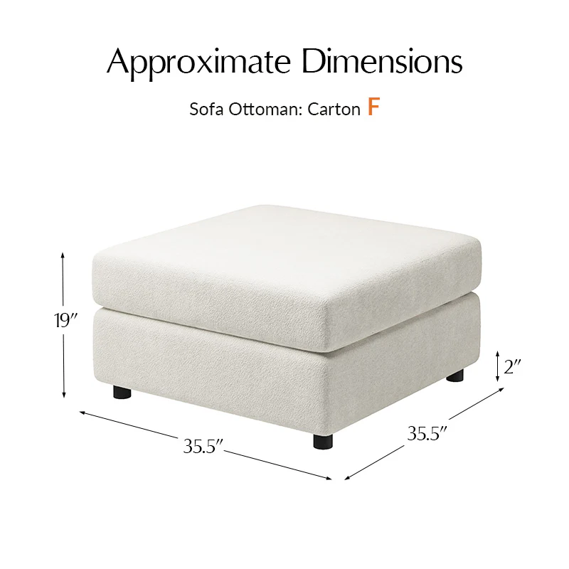 Aeris Modern Curved Sectional Parts & Components - Image 28