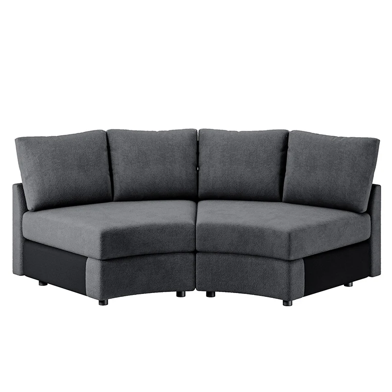 Aeris Modern Curved Sectional Parts & Components - Image 36