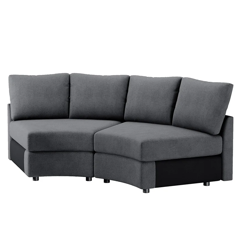 Aeris Modern Curved Sectional Parts & Components - Image 37