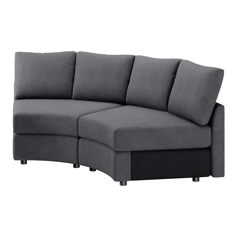 Aeris Modern Curved Sectional Parts & Components - Image 39