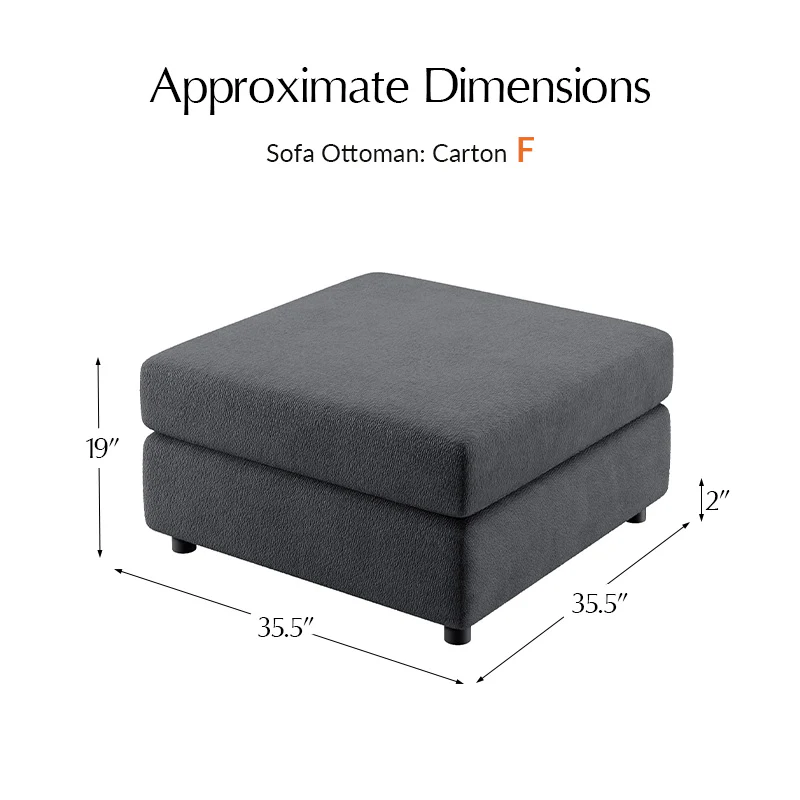 Aeris Modern Curved Sectional Parts & Components - Image 59