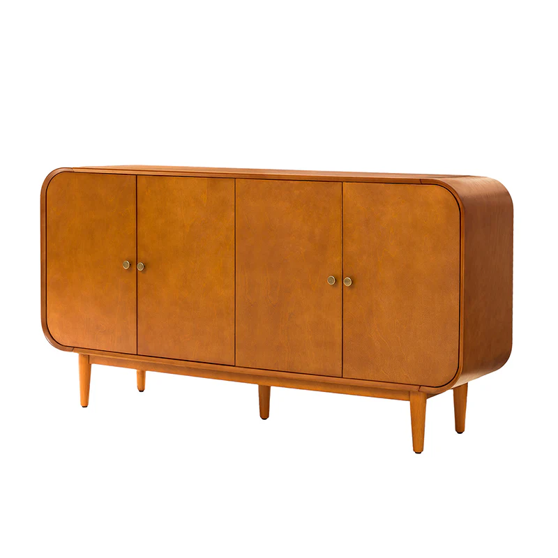 Alee 58 Inches Wide Mid-Century Modern 4-Door Sideboard With Adjustable Shelves - Image 13