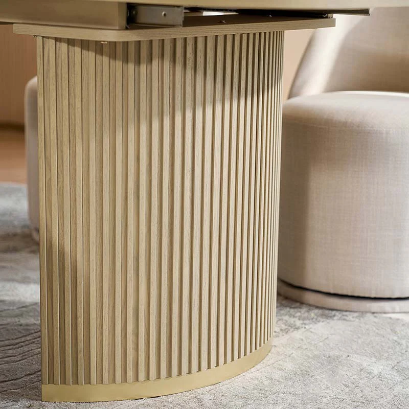 American Modern Fluted Extendable Multi-Functional Table - Image 7