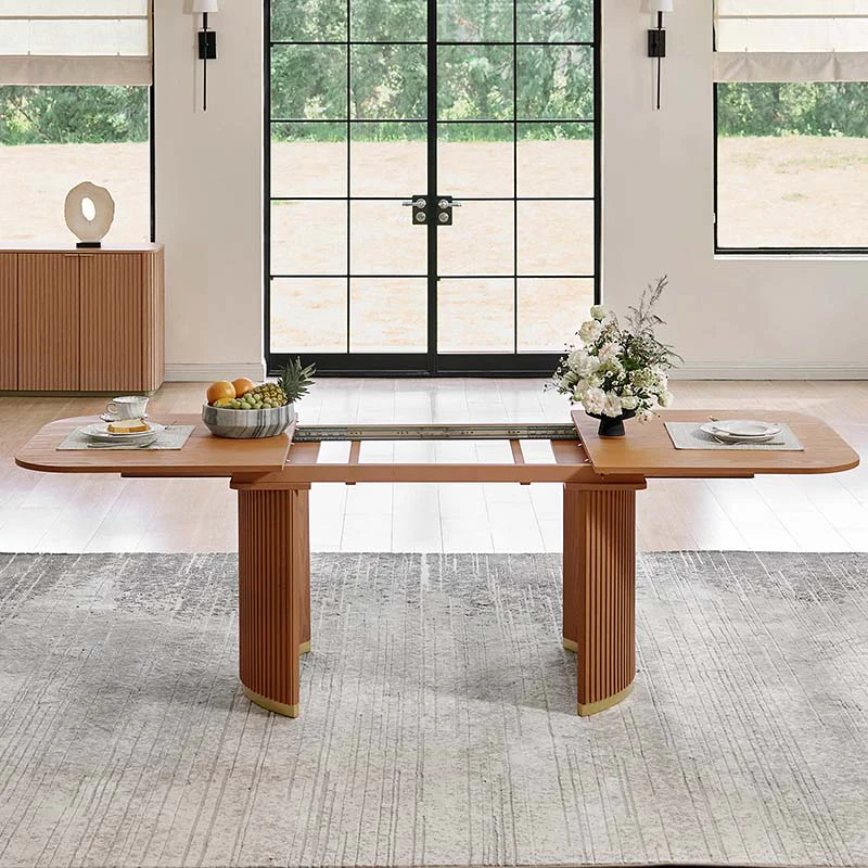 American Modern Fluted Extendable Multi-Functional Table - Image 9