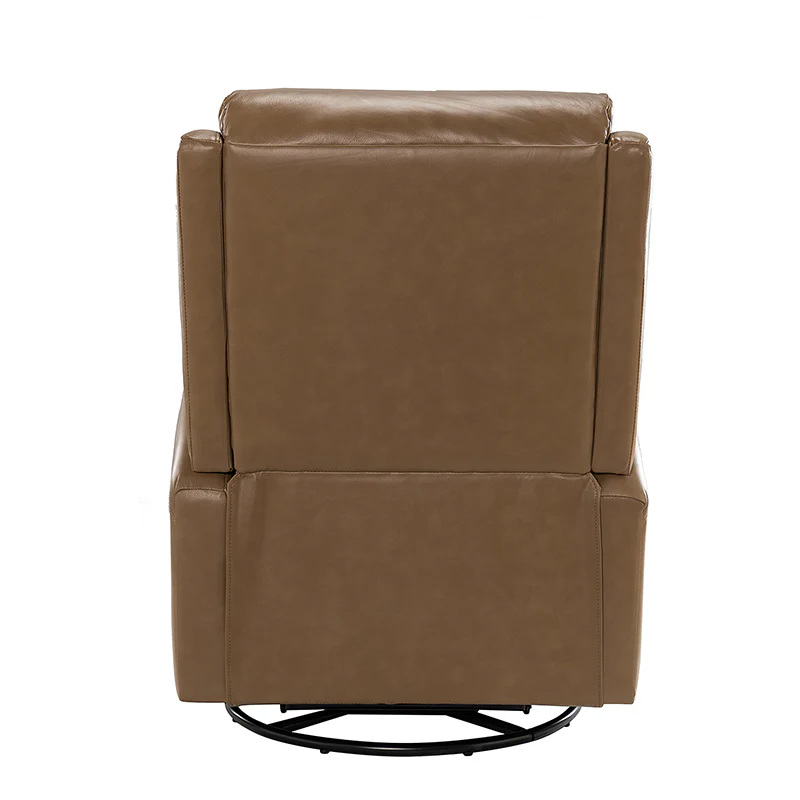 Aniceta 30.31" Wide Genuine Leather Swivel Rocker Glider Recliner - Image 70