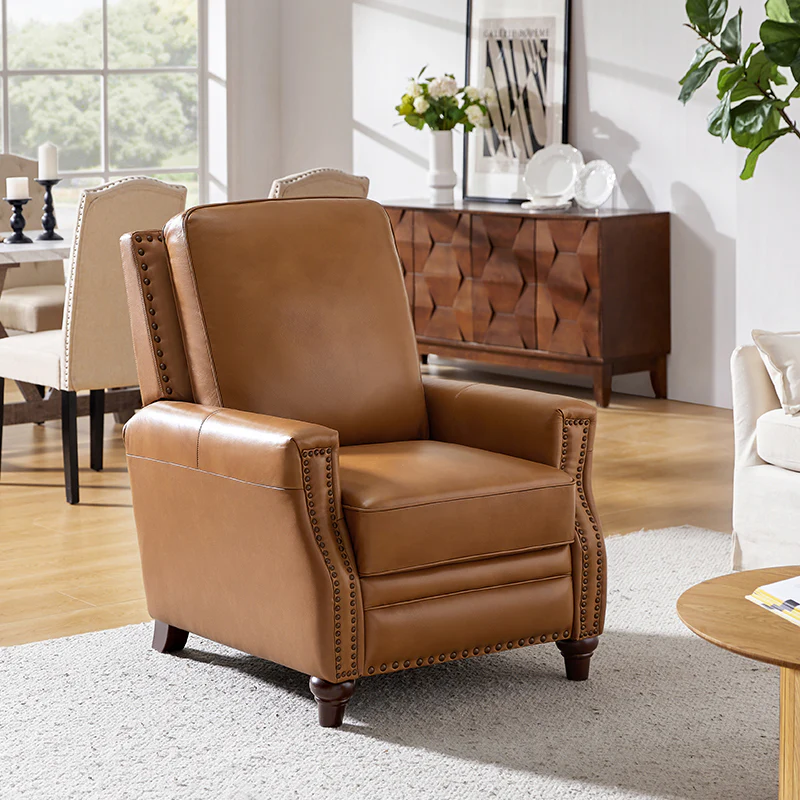 Annabelle Genuine Leather Recliner Chair(Optional Types) - Image 16