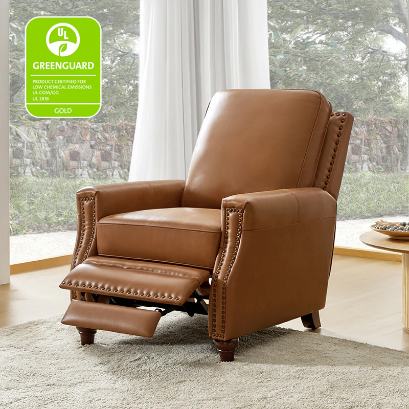Annabelle Genuine Leather Recliner Chair(Optional Types) - Image 17