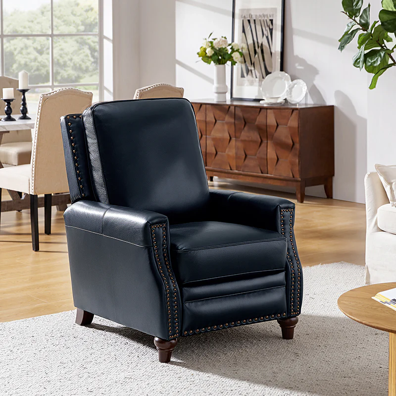 Annabelle Genuine Leather Recliner Chair(Optional Types) - Image 40