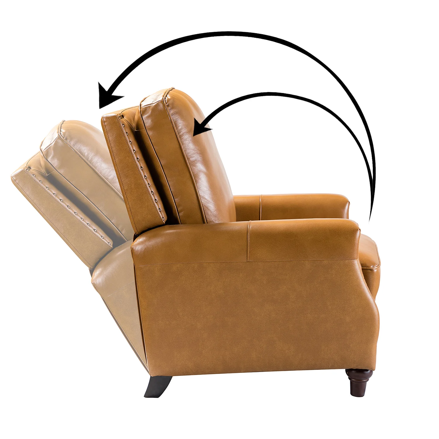 Annabelle Genuine Leather Recliner Chair(Optional Types) - Image 71