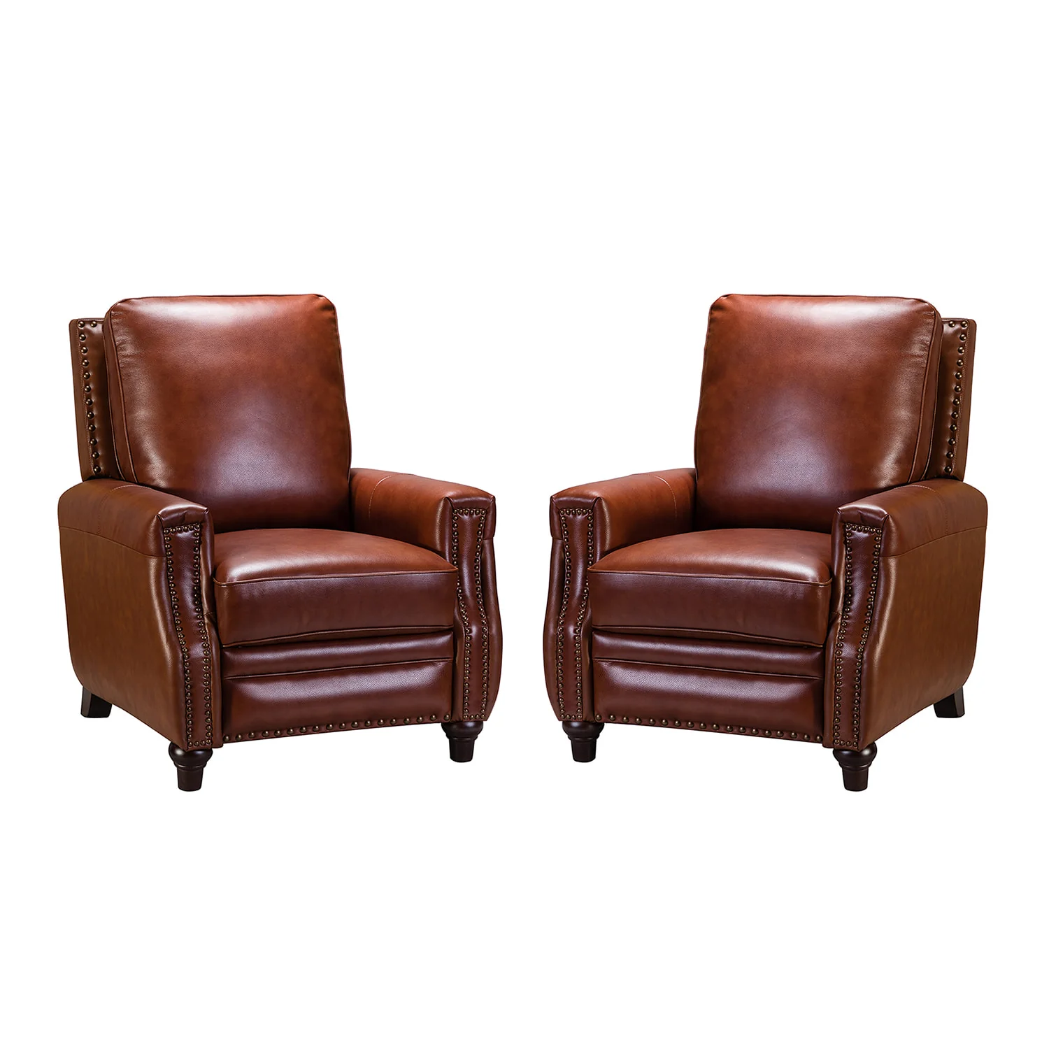 Annabelle Genuine Leather Recliner Chair(Optional Types) - Image 80