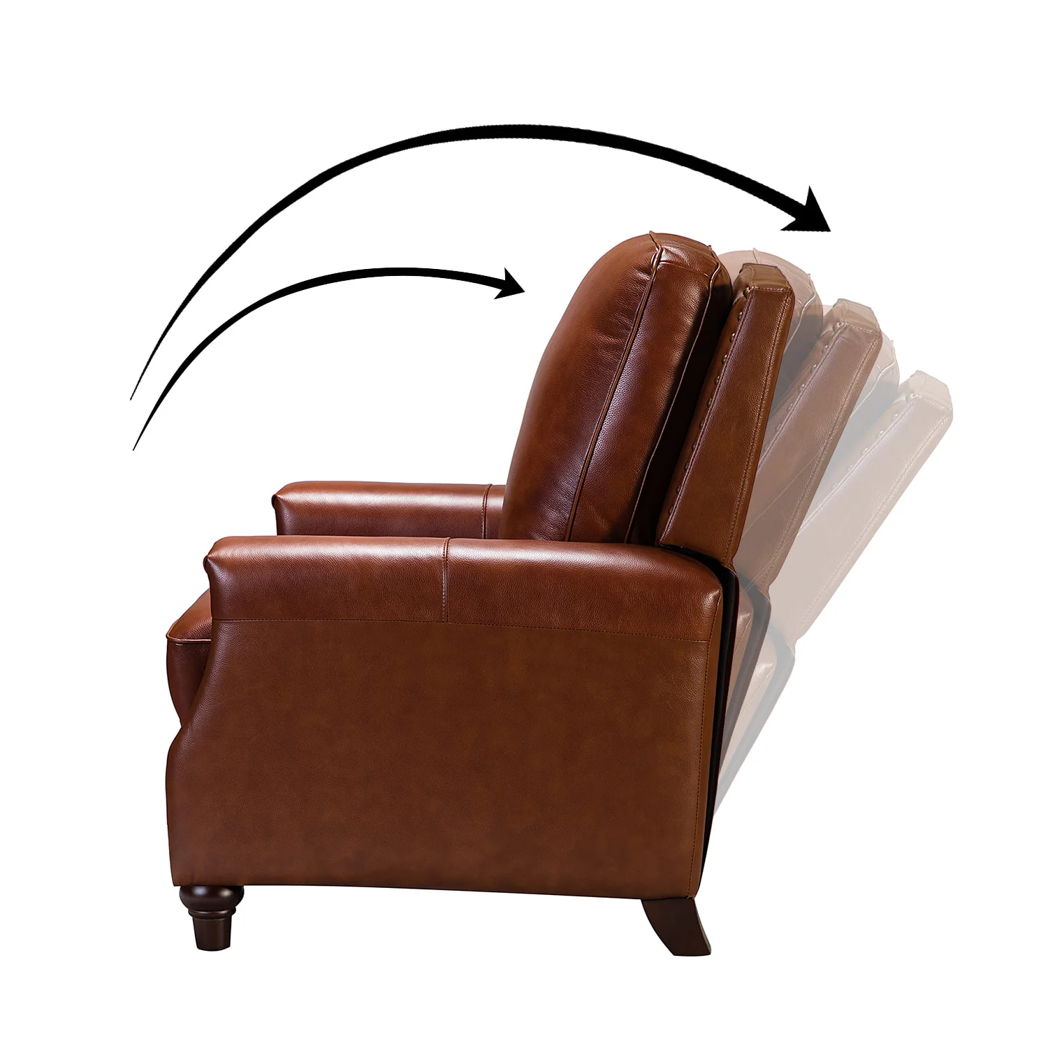 Annabelle Genuine Leather Recliner Chair(Optional Types) - Image 83
