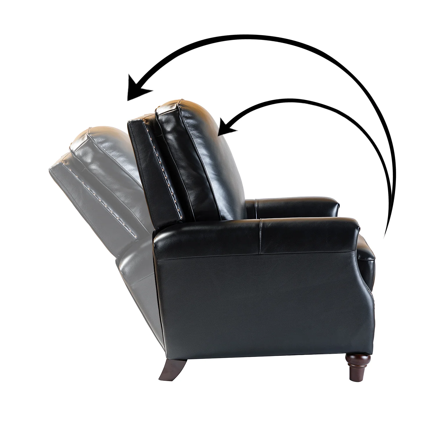 Annabelle Genuine Leather Recliner Chair(Optional Types) - Image 94