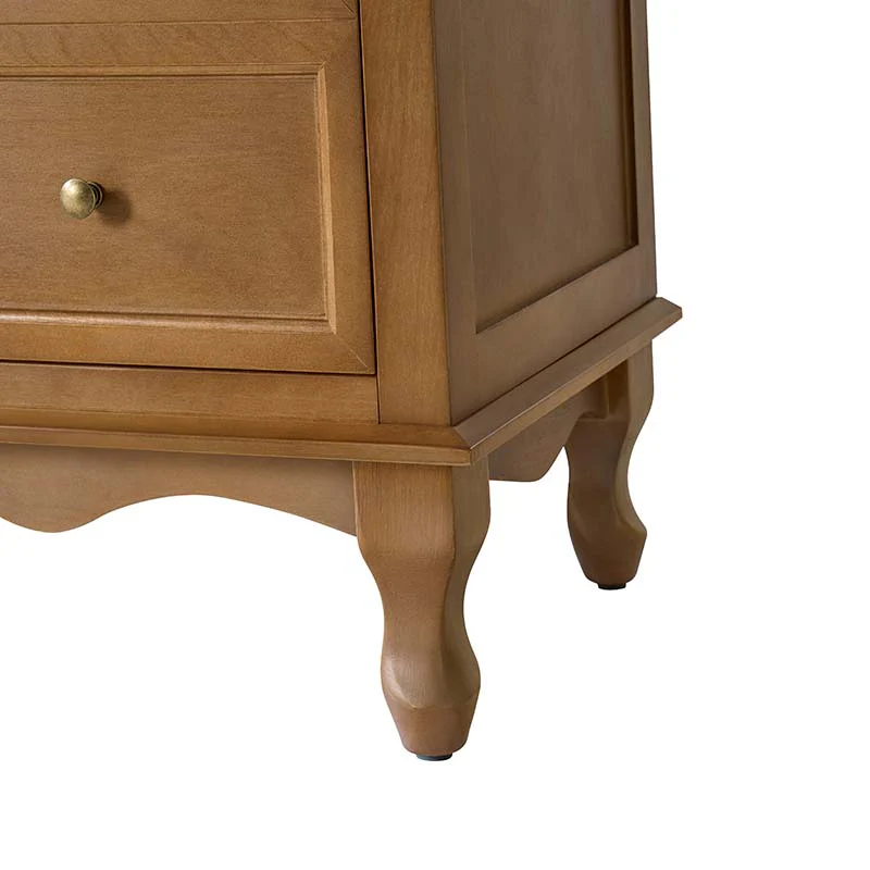 Antique-Inspired 4-Door Sideboard Cabinet - Decorative Drawer Illusion - Image 7