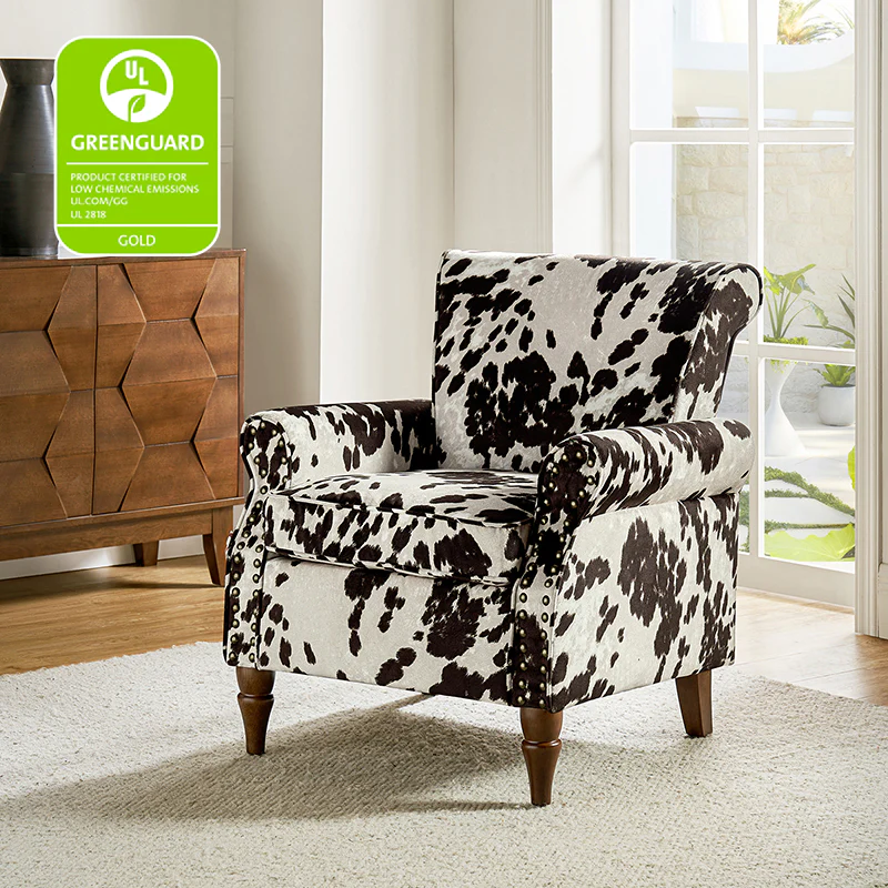 Artemisa Modern Floral Pattern Upholstered Armchair - Image 18