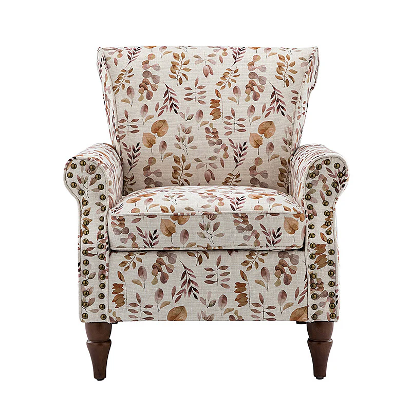 Artemisa Modern Floral Pattern Upholstered Armchair - Image 28