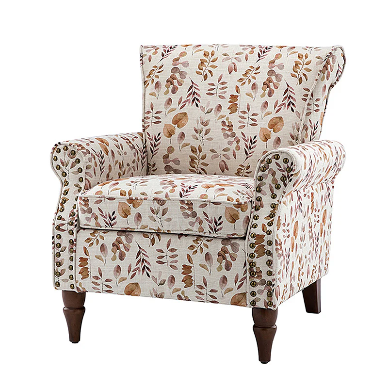 Artemisa Modern Floral Pattern Upholstered Armchair - Image 29