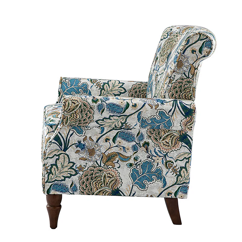 Artemisa Modern Floral Pattern Upholstered Armchair - Image 38