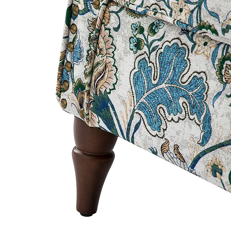 Artemisa Modern Floral Pattern Upholstered Armchair - Image 40