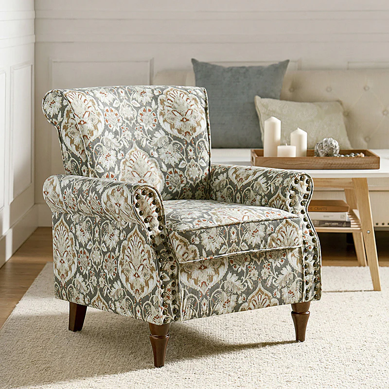 Artemisa Modern Floral Pattern Upholstered Armchair - Image 41